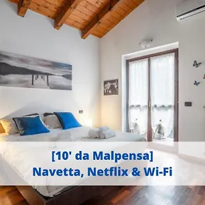 10' From Malpensa Shuttle, Netflix & Wi-fi , Casorate Sempione Italy